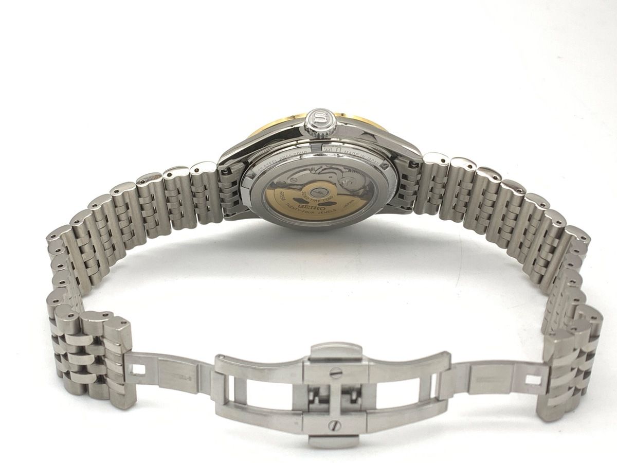  セイコー プレザージュ アイボリー ホワイト系 SARX126| 6R55-00H ステンレススティール ダウンジャケット 自動巻き時計 腕時計(アナログ)