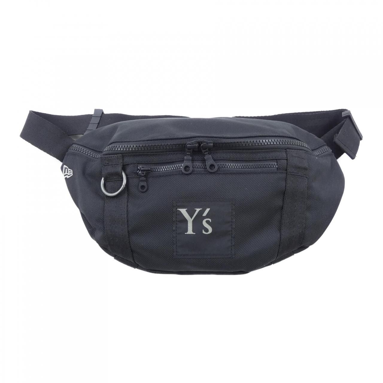 Y's ワイズ ×NEW ERA 19AW ウエストバッグ ブラック YY-I02-991 Y's ⁄ New Y's(ワイズ) Era ウエストバッグ⁄ポリエステル⁄BLK⁄無地⁄19AW