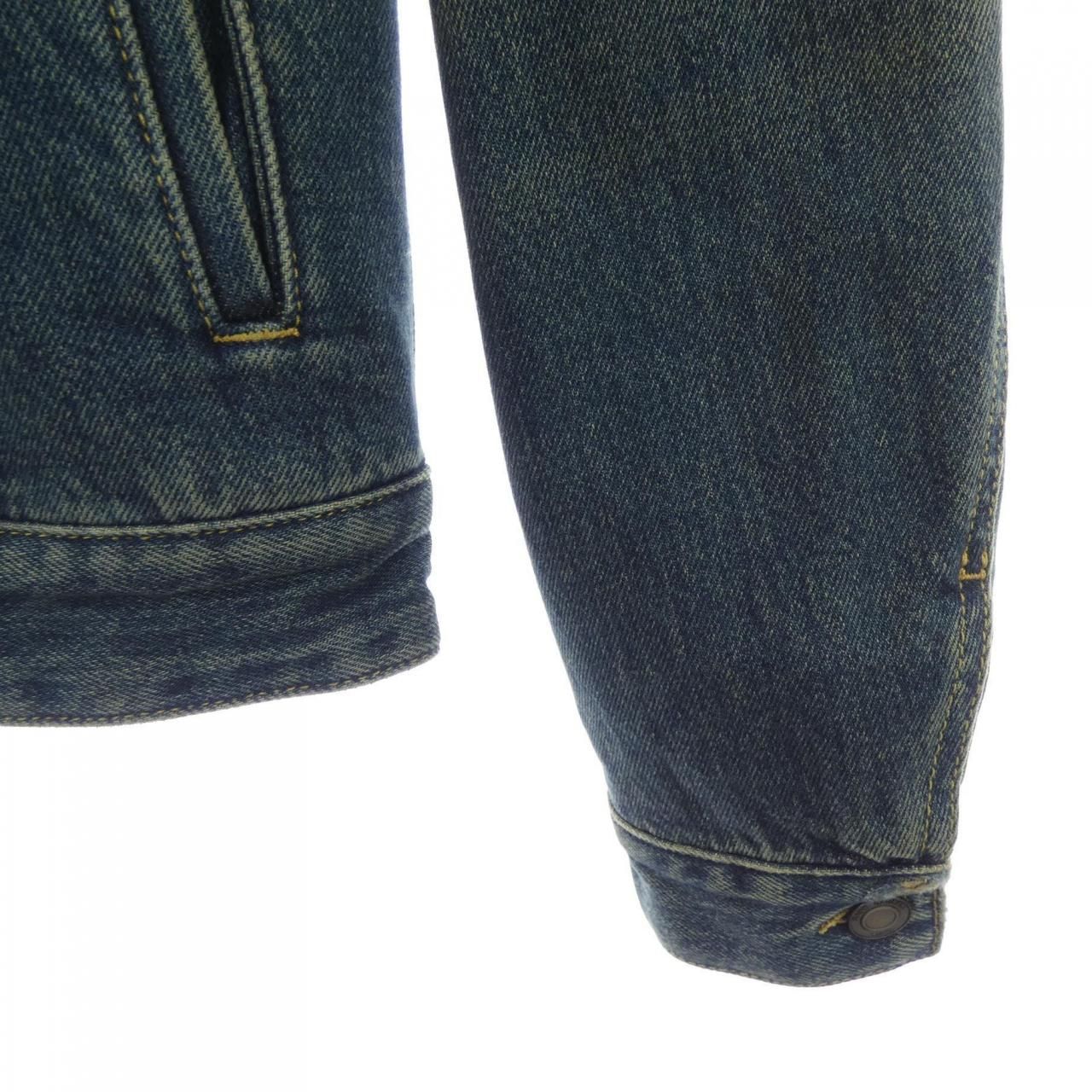 サンローランSAINT サンローラン SAINT LAURENT 652845 Y19FA デニムジャケット LAURENT 18年 コーティングデニム