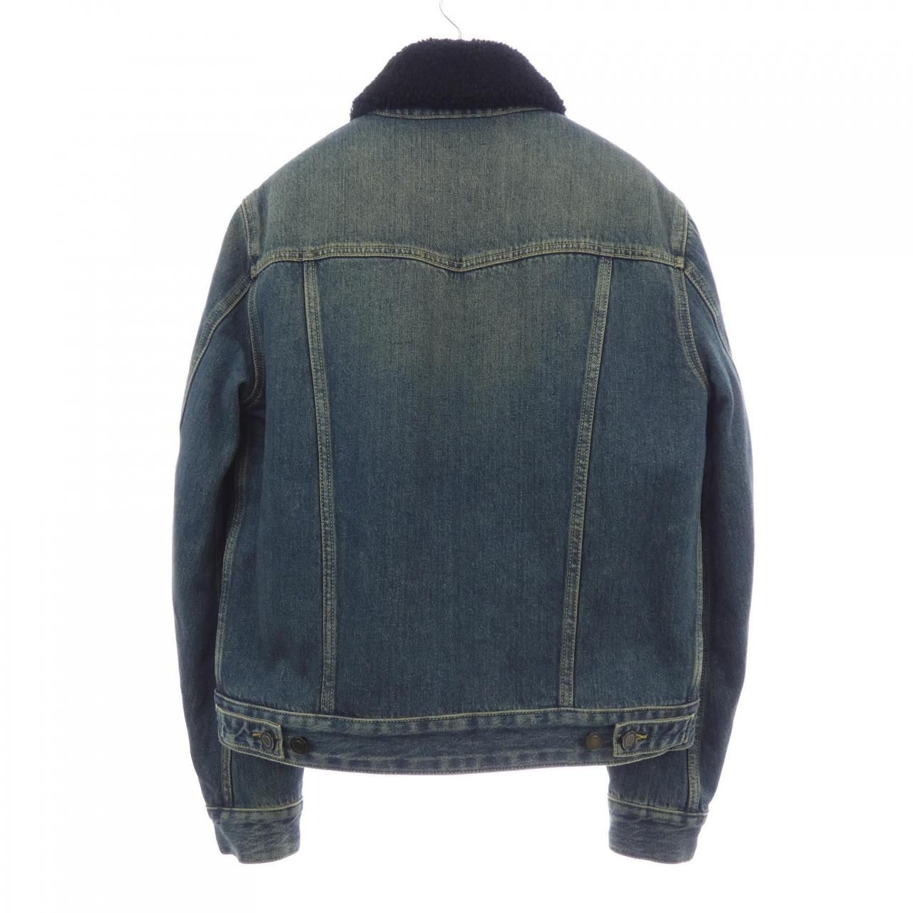 サンローランSAINT サンローラン SAINT LAURENT 652845 Y19FA デニムジャケット LAURENT 18年 コーティングデニム
