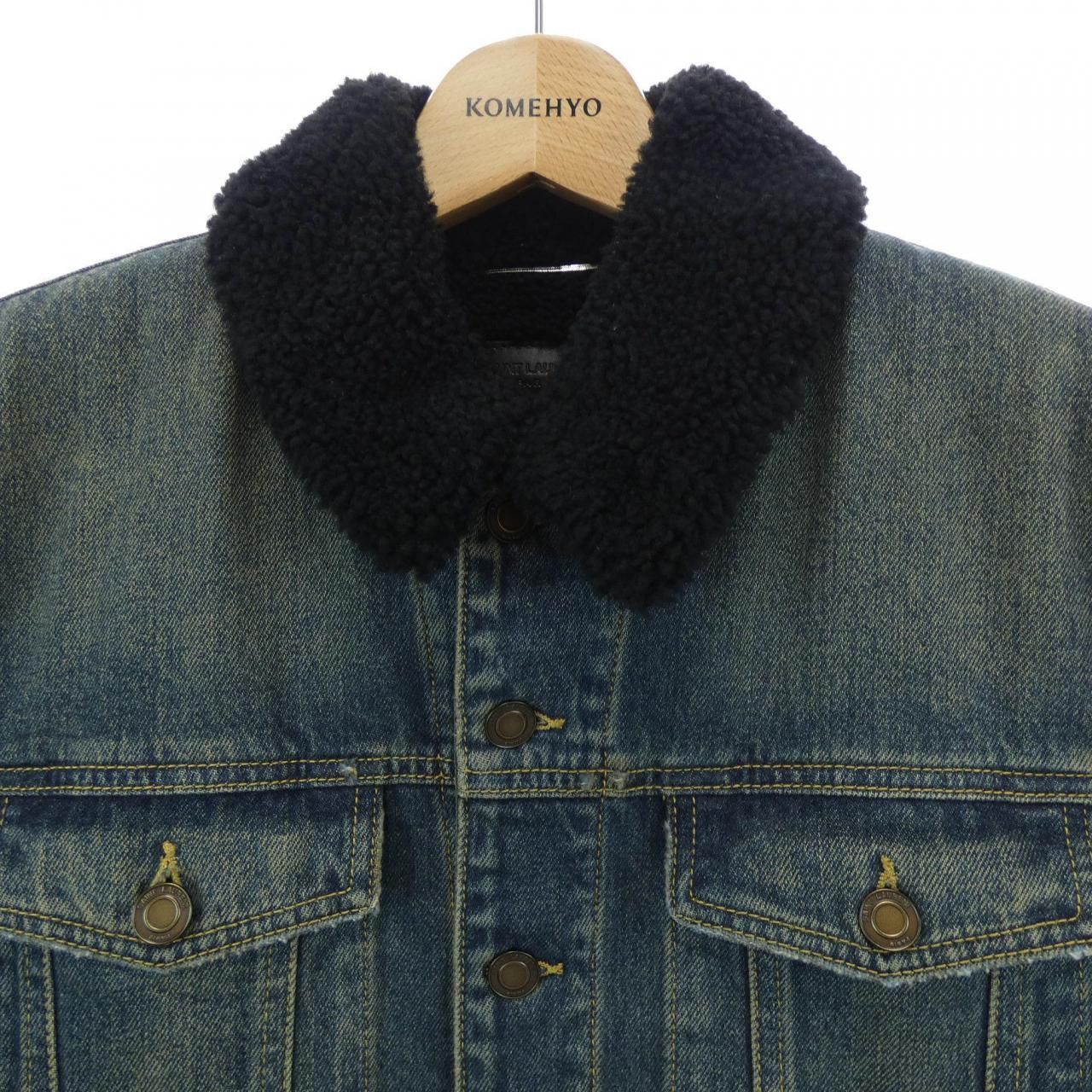 サンローランSAINT サンローラン SAINT LAURENT 652845 Y19FA デニムジャケット LAURENT 18年 コーティングデニム