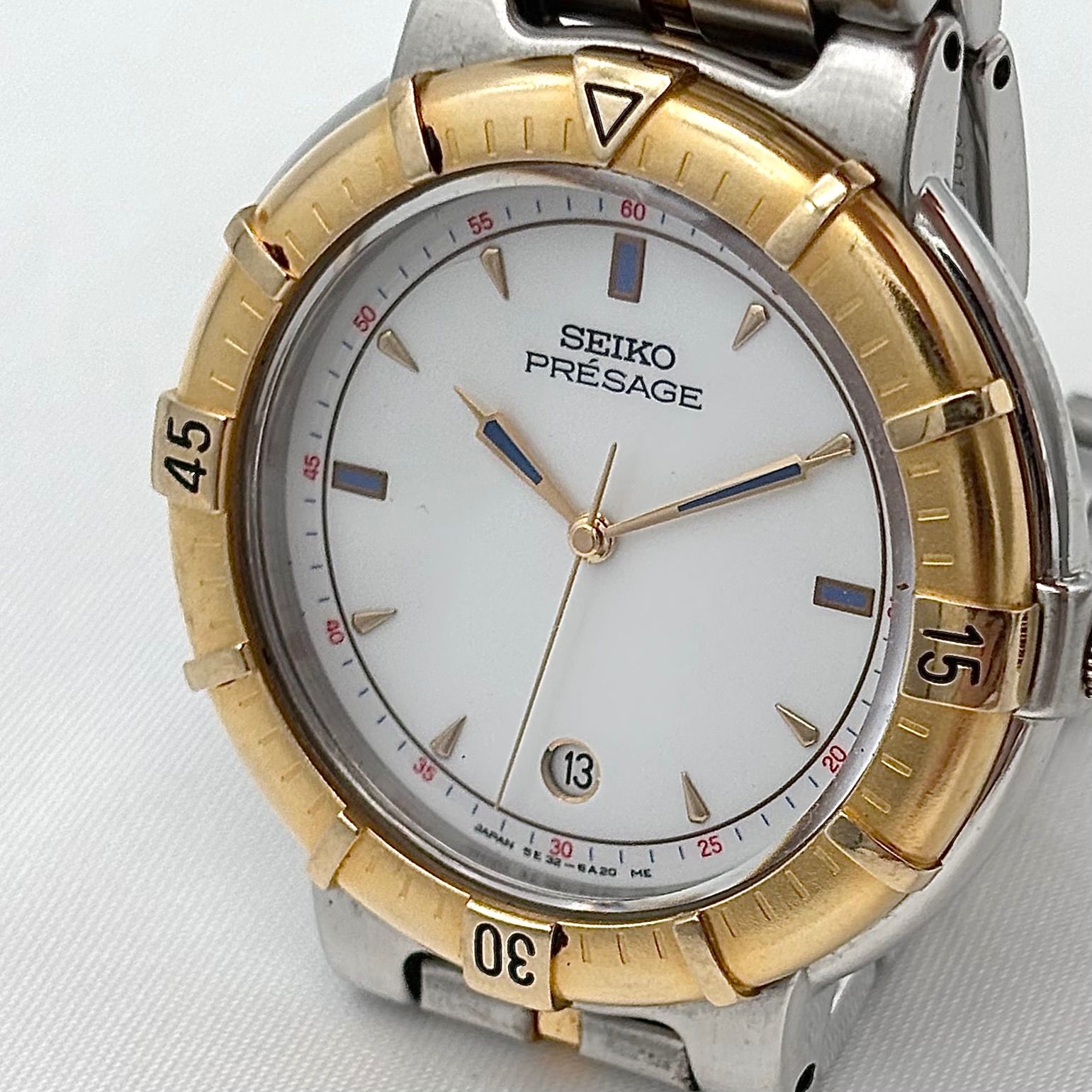稼働品 SEIKO セイコー PRESAGE プレサージュ 5E32-6A00 デイト 日付
