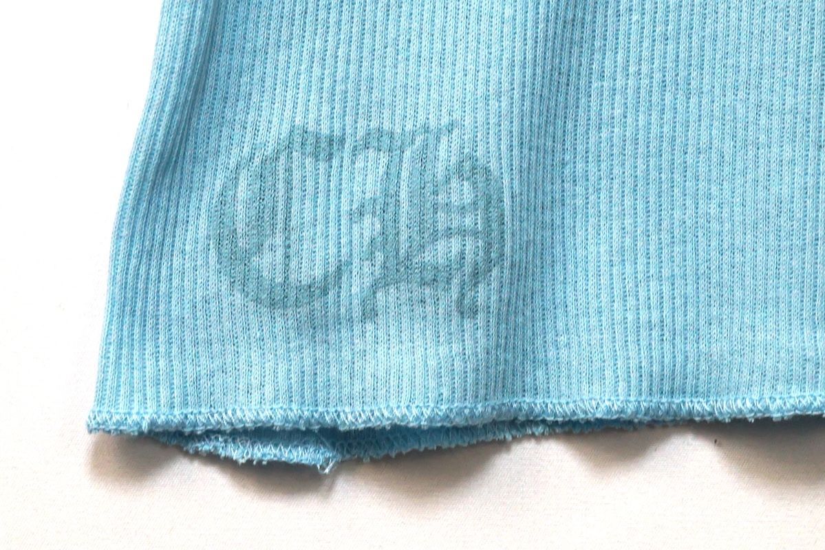 CHROME HEARTS RIB TANK BABY BLUE クロムハーツ リブ タンクトップ