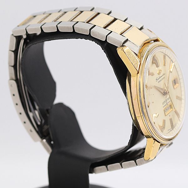  稼働 セイコー セイコーマチック 40 898 TO AT|自動巻 シャンパン文字盤 メンズ腕時計 6920100 2ANT MTY ABC18890 カーゴパンツ 自動巻き時計 腕時計(アナログ)