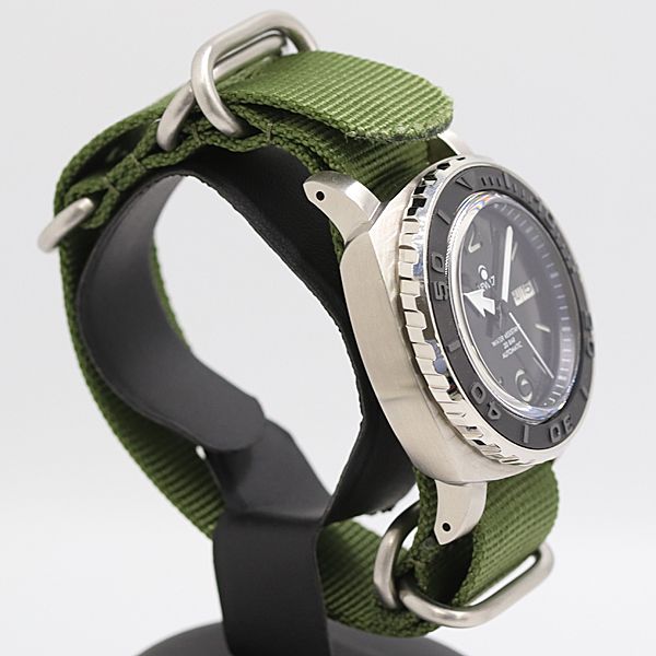  稼働 レベル7 LVHT010 AT|自動巻 ブラック文字盤 メンズ 腕時計 8273100 2ANT MTY ABC18903 ダウンジャケット 自動巻き時計 腕時計(アナログ)