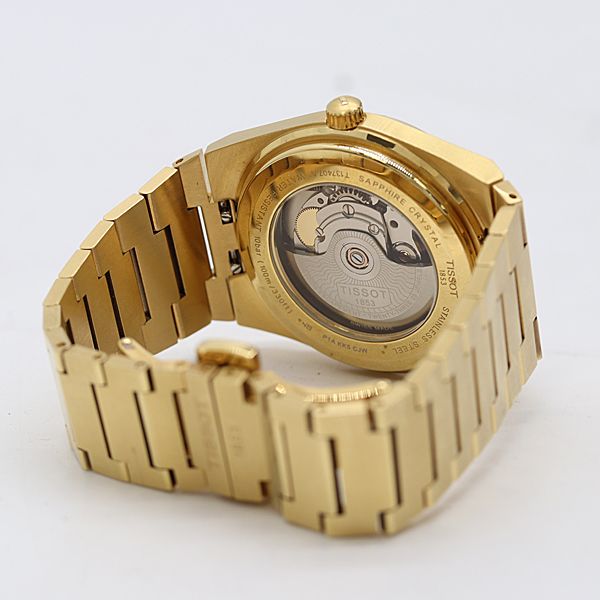 金文字盤 メンズ腕時計