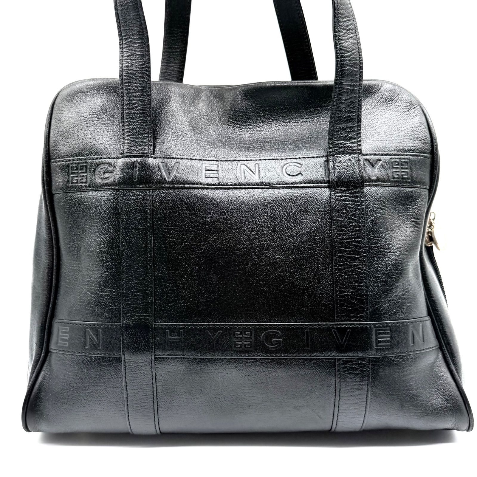 良品】GIVENCHY ジバンシー トートバッグ ハンドバッグ オールレザー 
