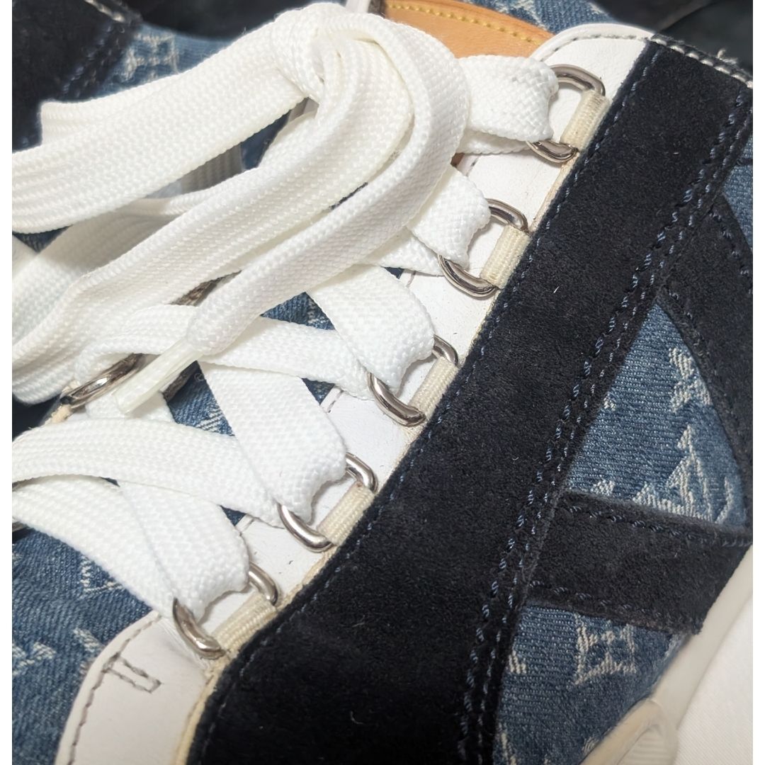 靴シューズ 【期間限定値下げ】LOUIS VUITTON スウェード×デニム