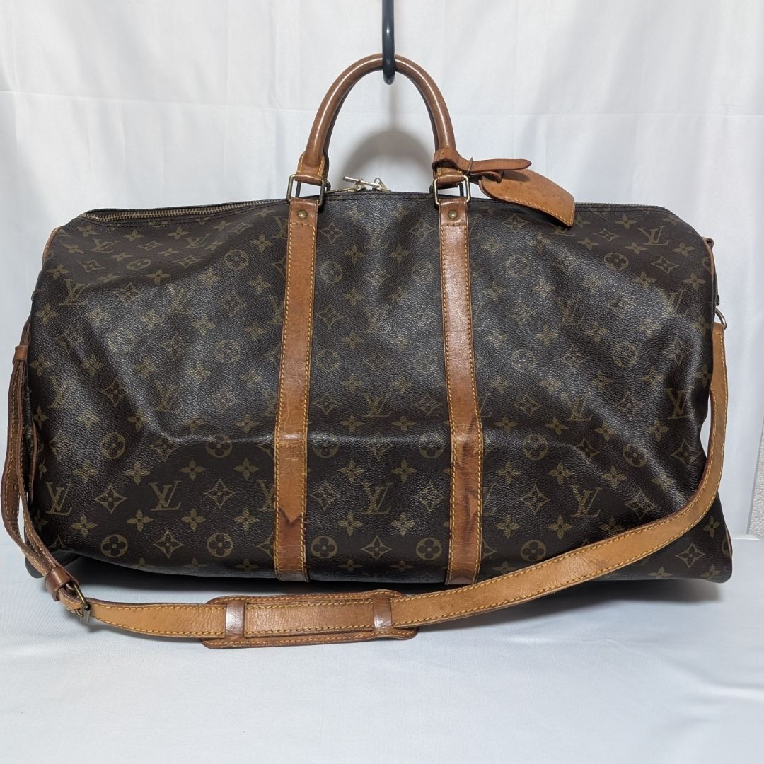 ルイヴィトン キーポルバンドリエール55 モノグラム ボストンバッグ