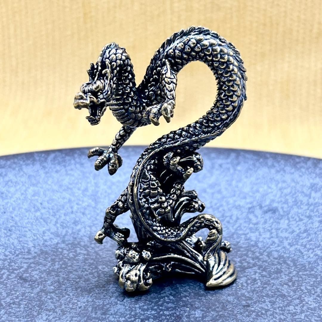 KM054 龍 ドラゴン 竜 像 置物 置き物 縁起物 風水 インテリア 新品
