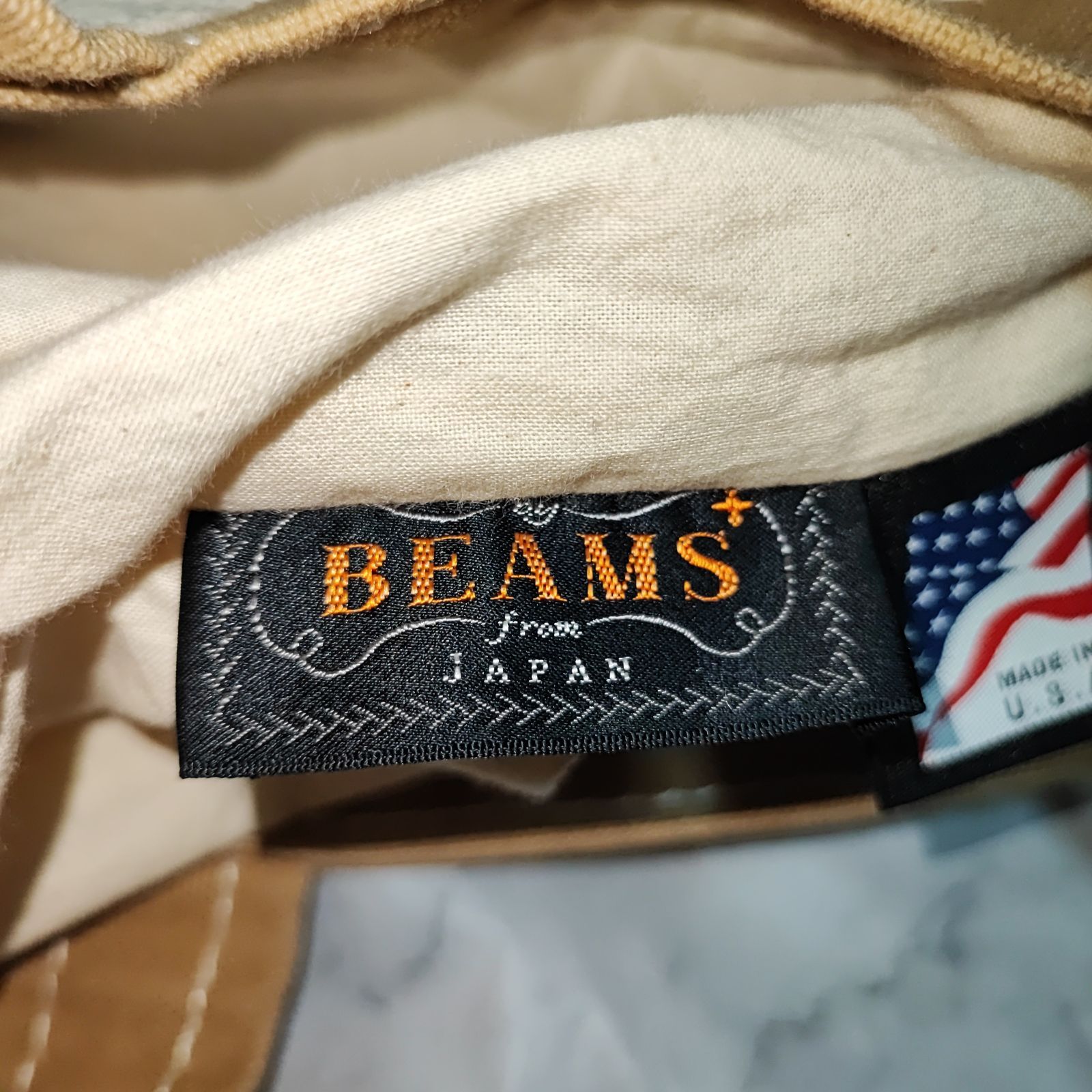USA製 BEAMS PLUS オリジナルトートバッグ コットン ビッグトート 
