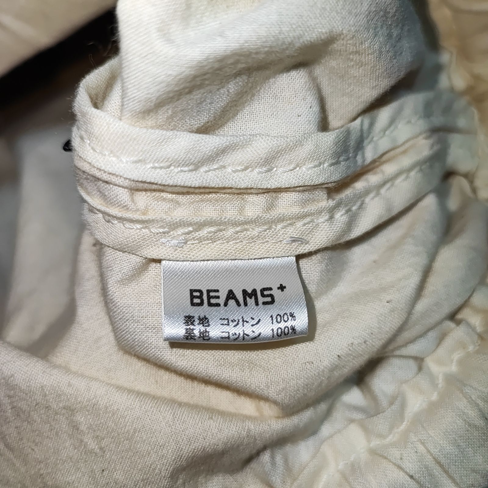 USA製 BEAMS PLUS オリジナルトートバッグ コットン ビッグトート 