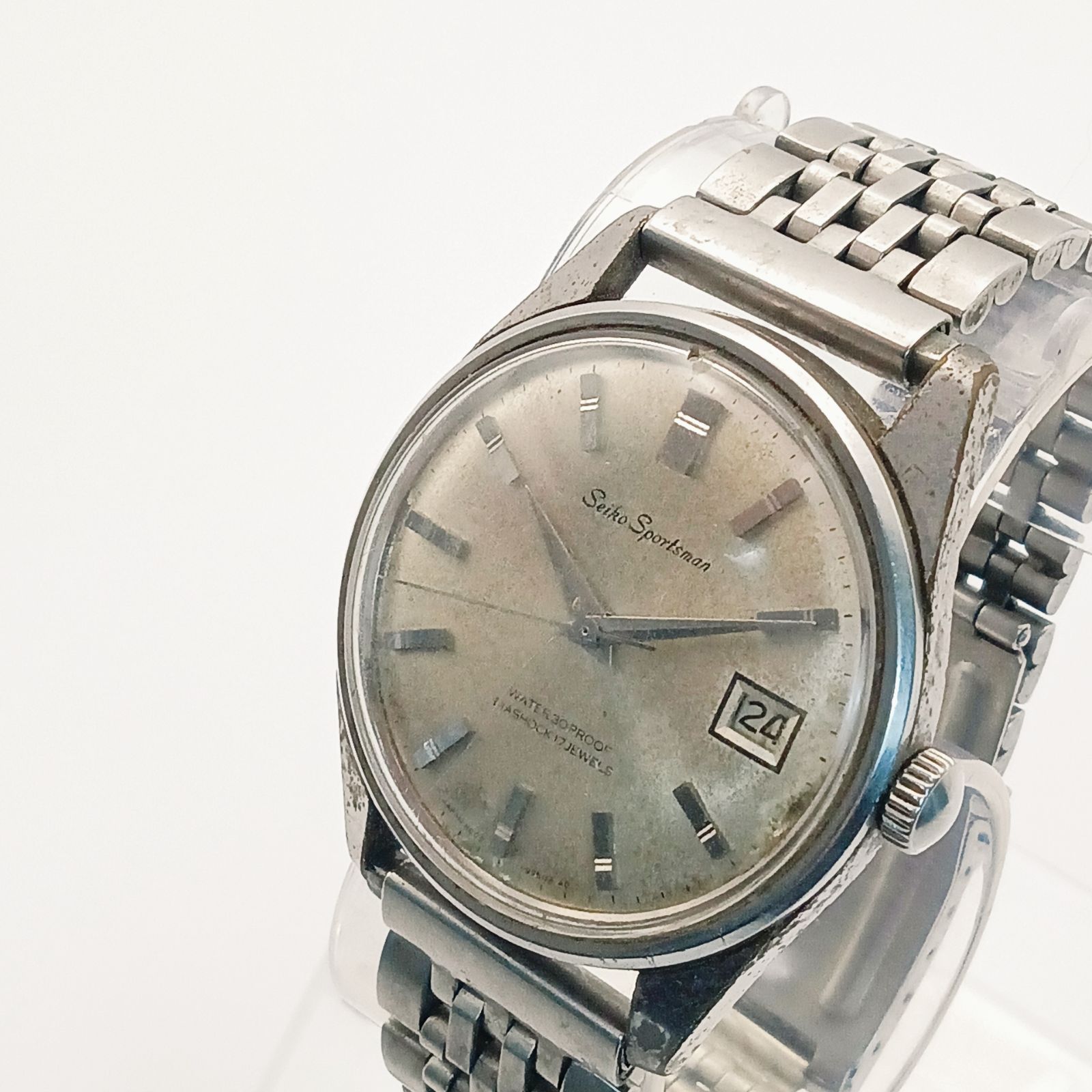 稼働】0227-1 SEIKO Sportsman セイコー スポーツマン 6602 メンズ 