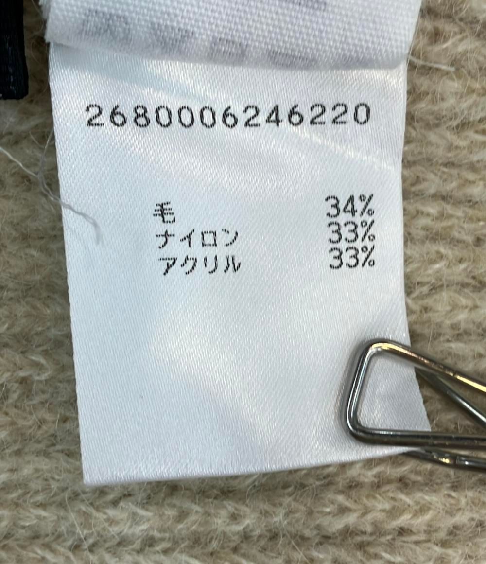 ジャックムス 長袖ニットカーディガン プルオーバー フロント斜め