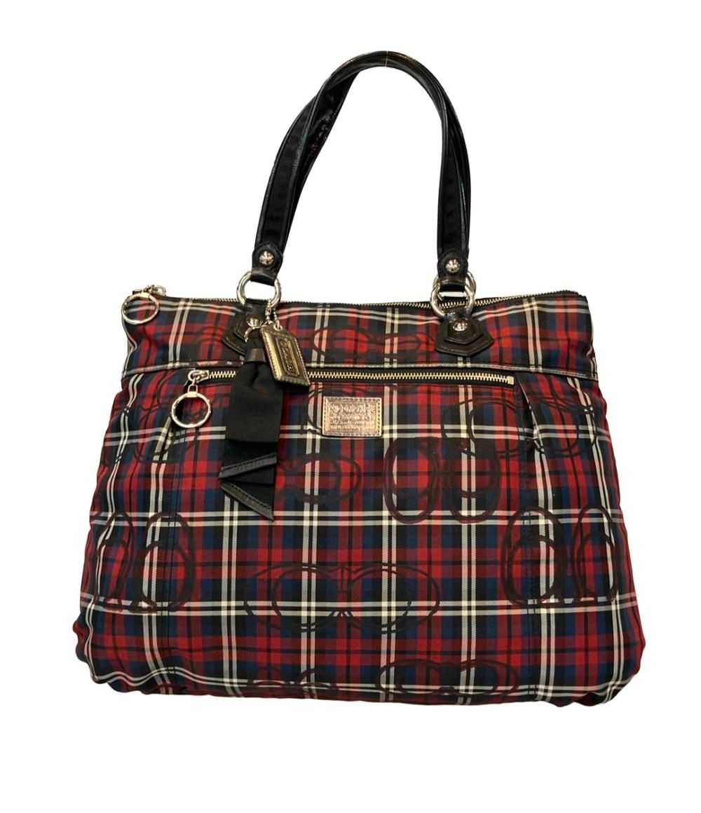 コーチ トートバッグ チェック柄 シグネチャー 18713 レディース COACH
