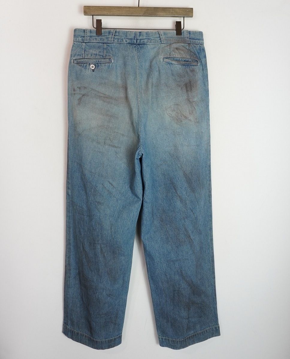 海外限定 極美品 25AW A.PRESSE アプレッセ Vintage Washed Denim Work