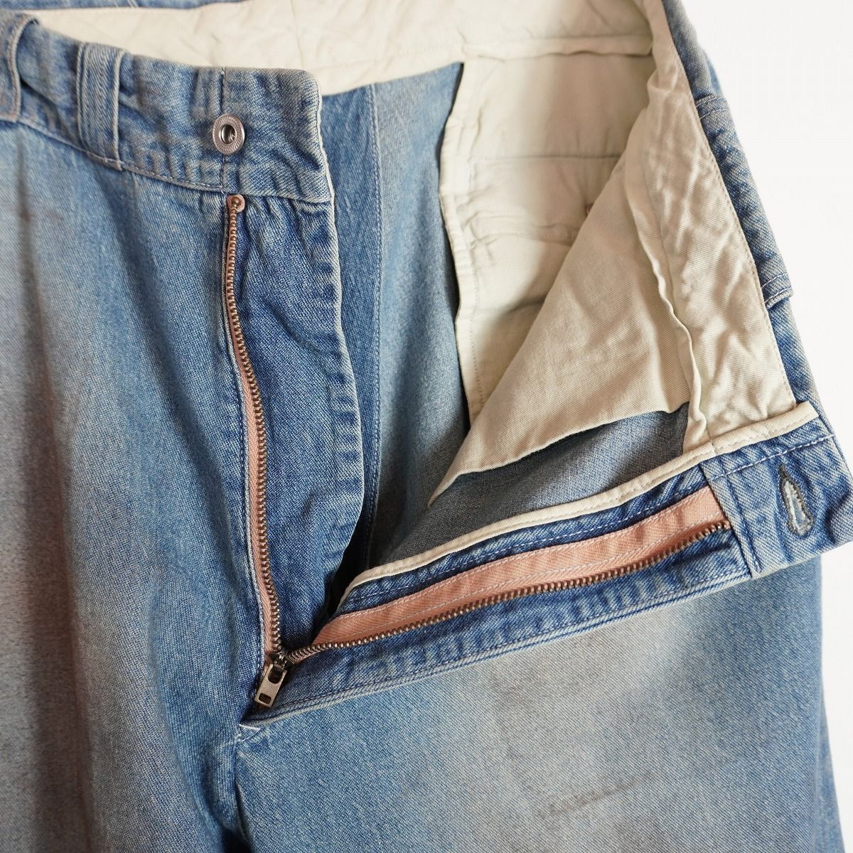 海外限定 極美品 25AW A.PRESSE アプレッセ Vintage Washed Denim Work