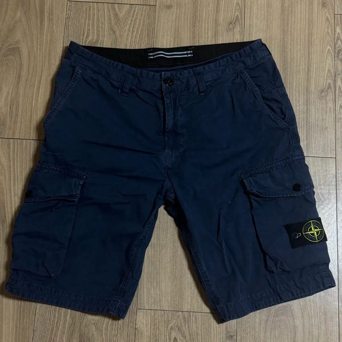STONE ISLAND カーゴパンツ W32 紺色 STONE ISLAND ストーンアイランド 