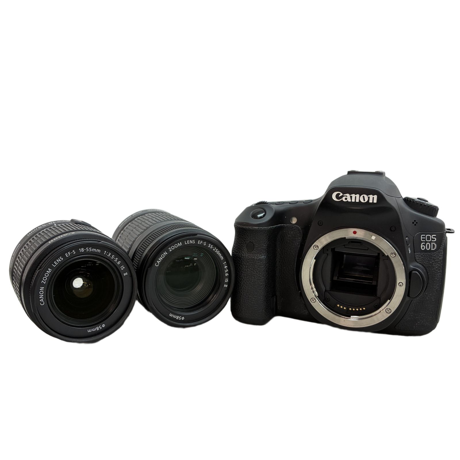 Canon EOS 60D 18-55mm F3.5-5.6 55-250mm F4-5.6 ダブルズームキット 
