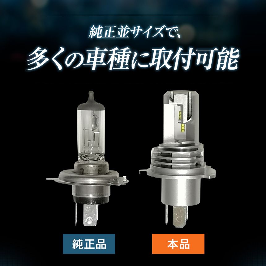 全品21％OFF15日まで!! EZ ハイエース 200系 H4 LEDヘッドライト H4 Hi/Lo 車検対応 H4 12V 24V H4 LEDバルブ LUMRAN EZ 2個セットヘッドランプ ルムラン カスタム k6 EZ ハイエース 200系 H4 LED