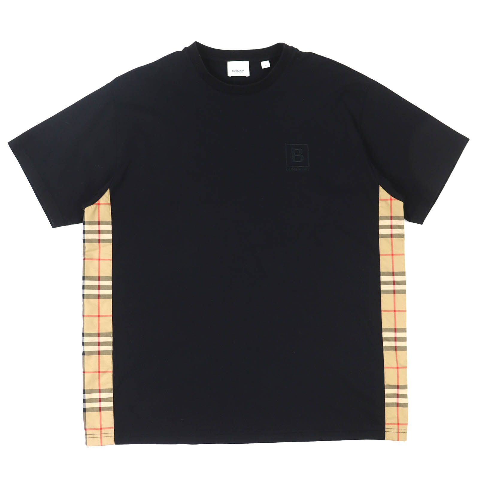 美品△BURBERRY バーバリー 8080852 コットン100％ ティッシ期 ロゴ 
