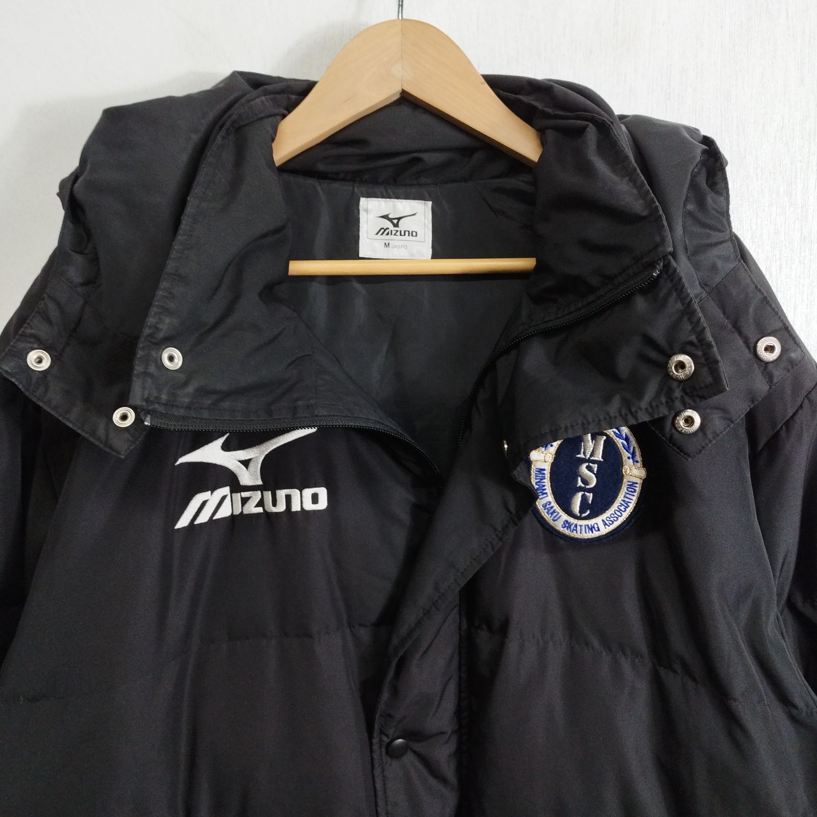 MIZUNO ミズノ ダウン ベンチ コート フード 着脱可 防寒 スポーツ 