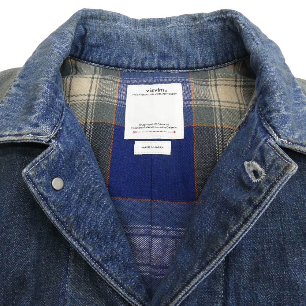 VISVIM ビズビム 25aw 0125205006003 SS COVERALL DOWN DMGD INDIGO