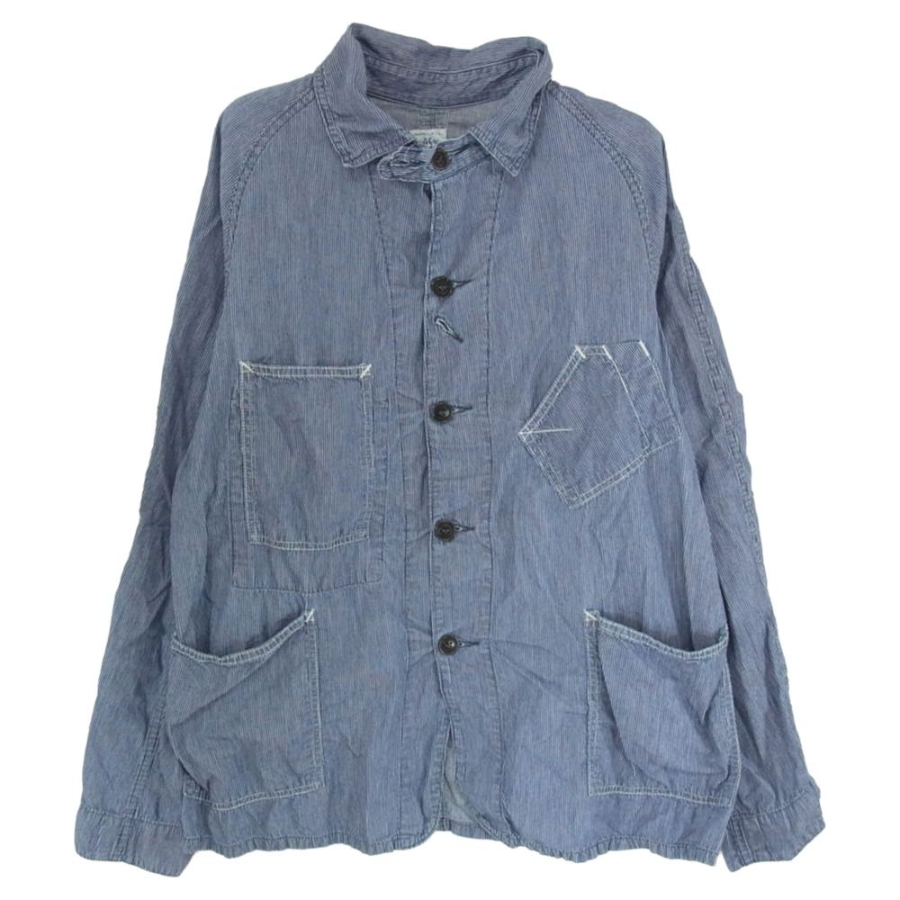 POST OVERALLS ポストオーバーオールズ ヒッコリー カバーオール
