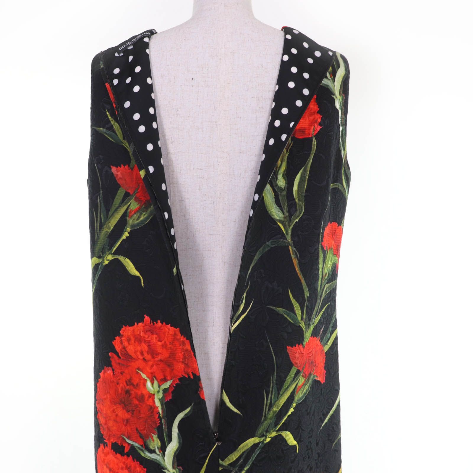 美品☆DOLCE&GABBANA ドルチェ＆ガッバーナ コットン シルク混 花柄