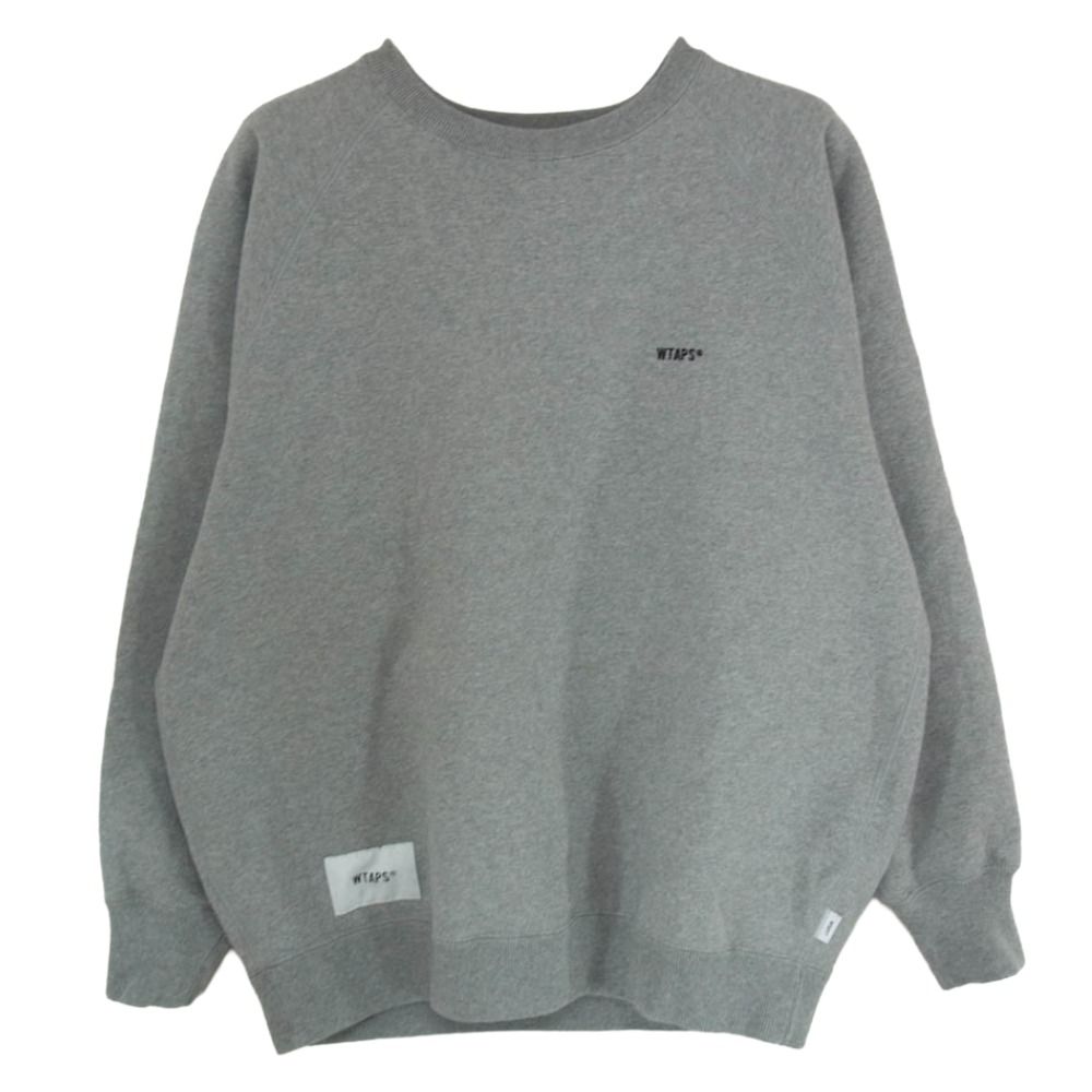 WTAPS ダブルタップス 25AW 252ATDT-CSM05 SWEATER COTTON ロゴ刺繡 