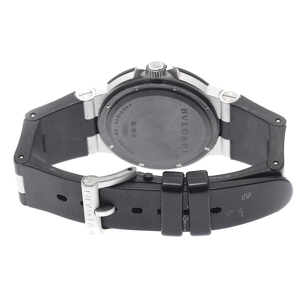 訳あり ブルガリ BVLGARI AL38A アルミニウム デイト 自動巻き メンズ
