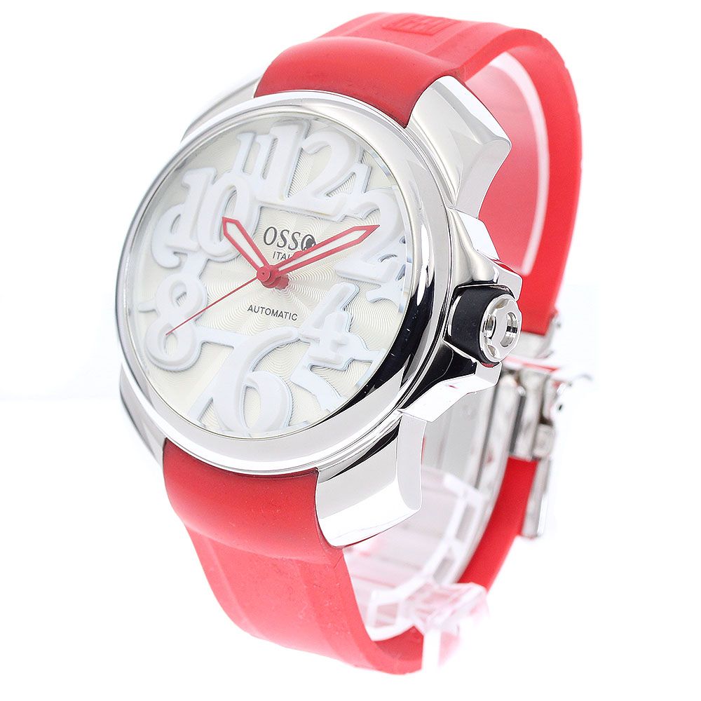 ベルト訳あり オッソ イタリー OSSO ITALY ヴィゴローソ 自動巻き メンズ 内 き_944126 柄物 自動巻き時計 腕時計(アナログ)