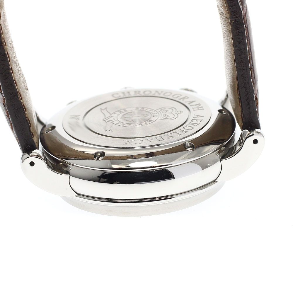  訳あり グラハム GRAHAM 2AFAS.B02A.C50B アエロフライバック クロノグラフ 自動巻き メンズ 箱 保証書付き_870210 ロゴ入り 自動巻き時計 腕時計(アナログ)