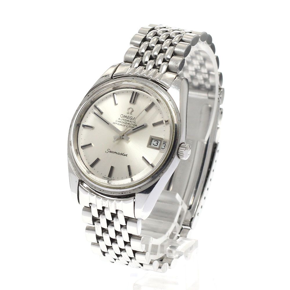  訳あり オメガ OMEGA 168.0061 シーマスター ライスブレス デイト Cal.1011 自動巻き メンズ _936357 パーカー 自動巻き時計 腕時計(アナログ)