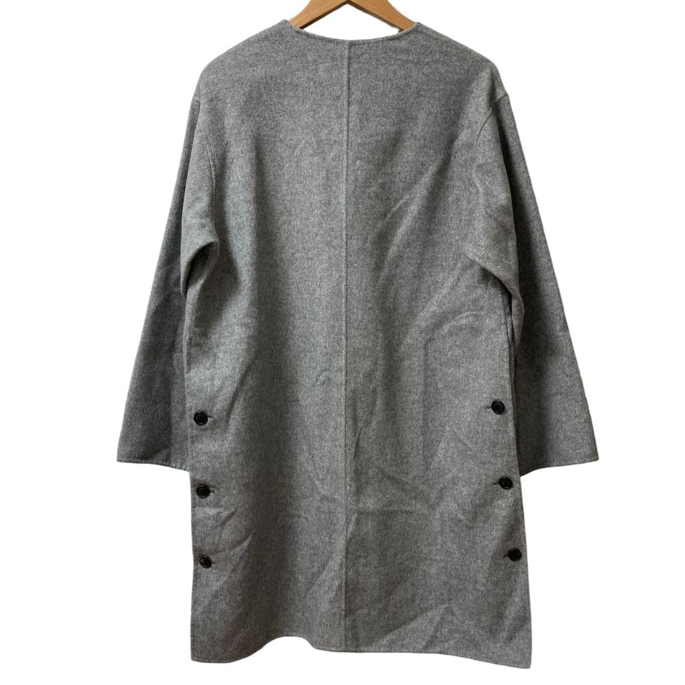 未使用 ORCIVAL オーシバル ノーカラー ウールリバーコート OR-A0238 