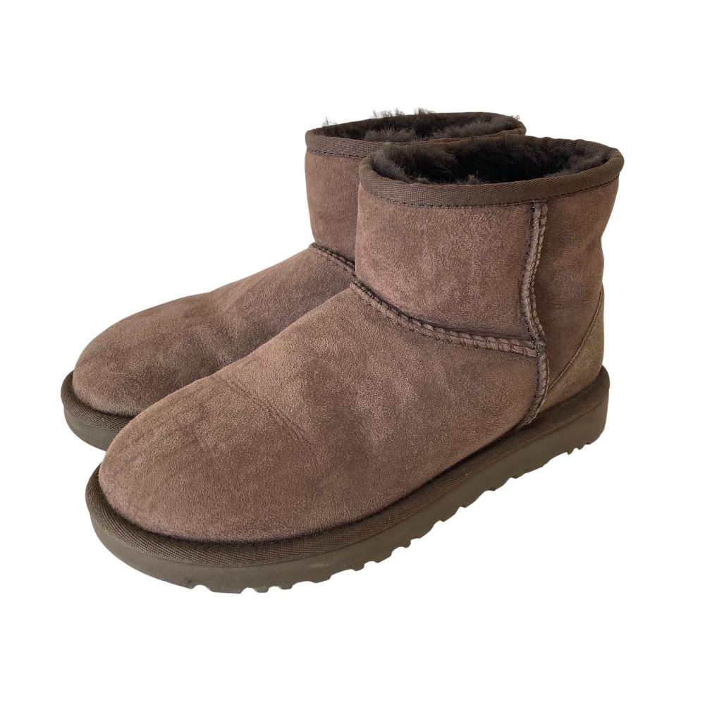 美品 UGG アグ クラシックミニ ムートンブーツ 1016222 サイズ24.0cm 