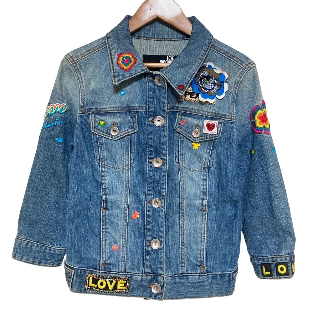 MOSCHINO - モスキーノ MOSCHINO CHEAPANDCHIC 花柄 テーラード 