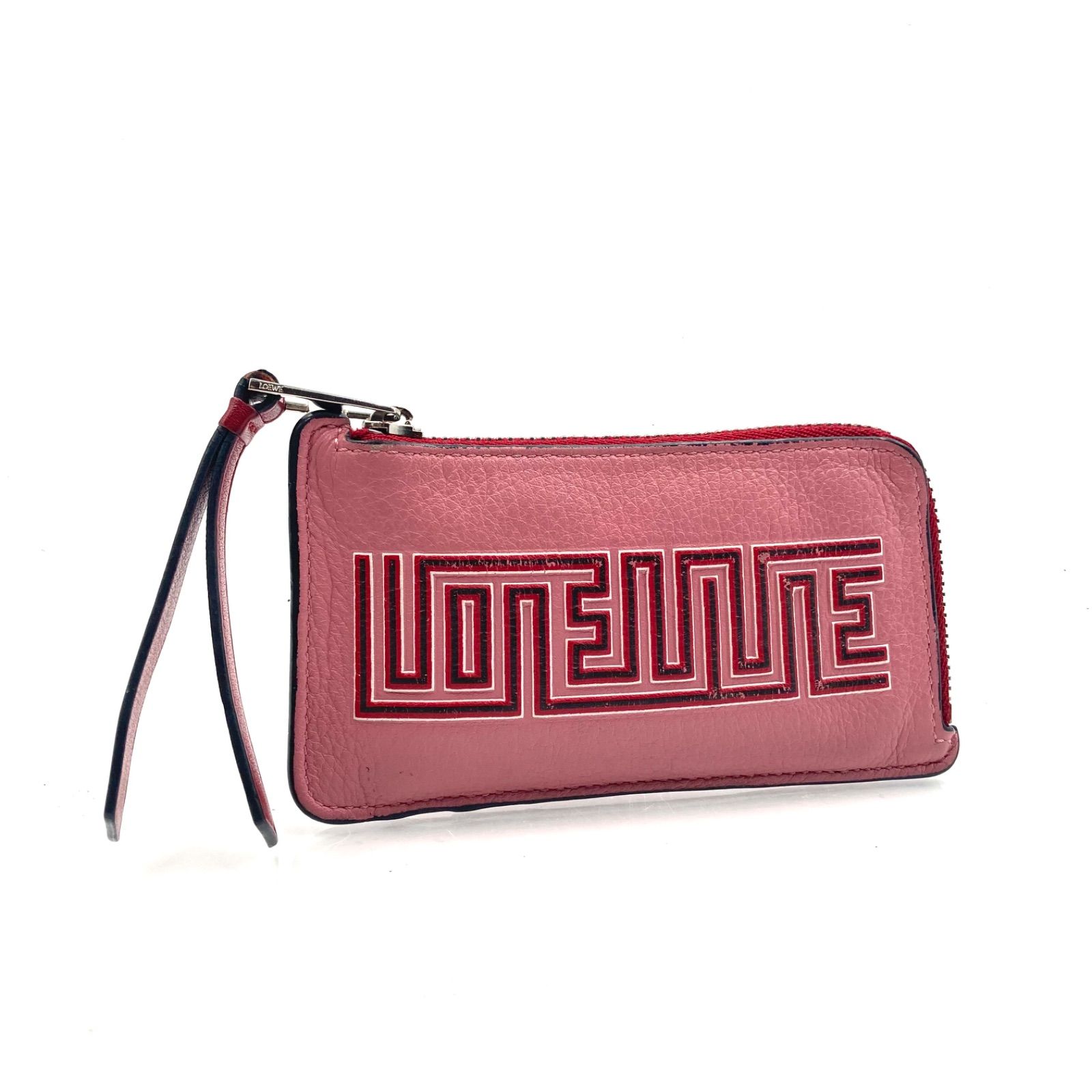 □美品□稀少ライン□LOEWE ロエベ MAZE メイズ フラグメントケース 