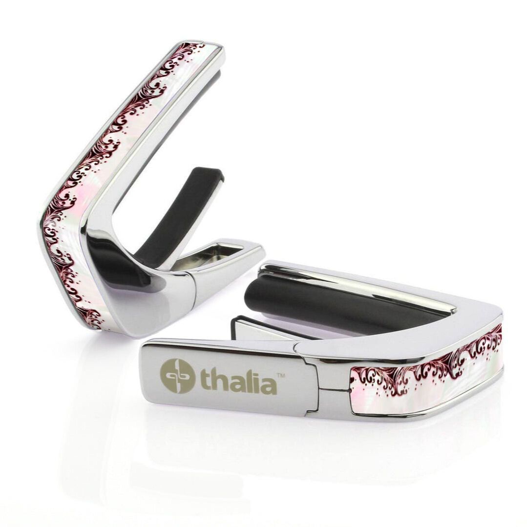 Thalia Capos ギターカポ クローム仕上げ TH-CC201-02 White Pearl Waves 生産終了モデル・廃盤 アメリカ製【並行輸入】 12,394円