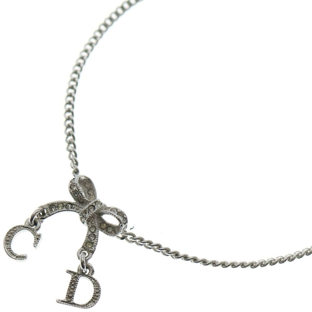 Christian Dior (クリスチャンディオール) リボンモチーフ CDロゴ 