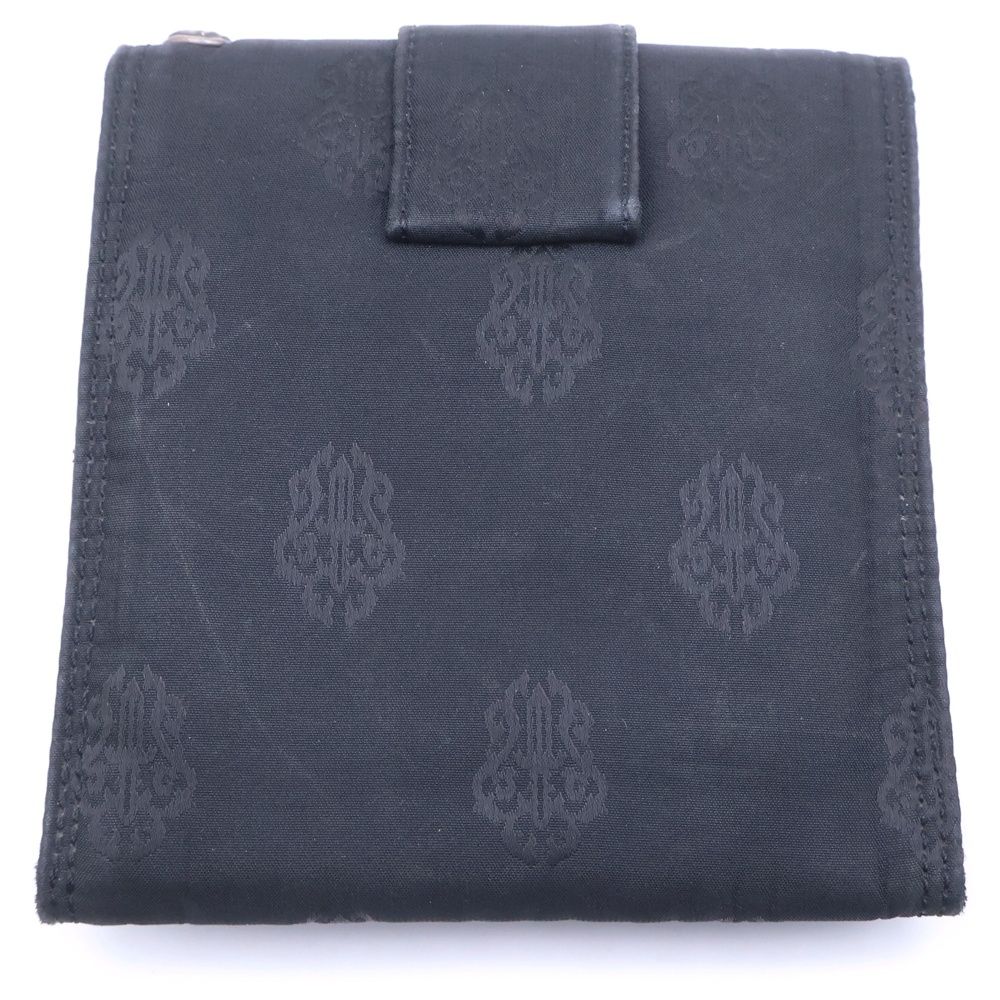 CHROME HEARTS 三つ折り財布 ブラック　希少　ナイロン CHROME HEARTS (クロムハーツ) 3 FOLD LARGE NYLON WALLET 3フォールド