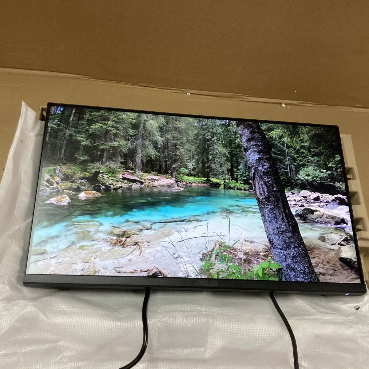 ディスプレイ・モニター ☆美品 ASUS ワイド液晶ディスプレイ VA249QGY 