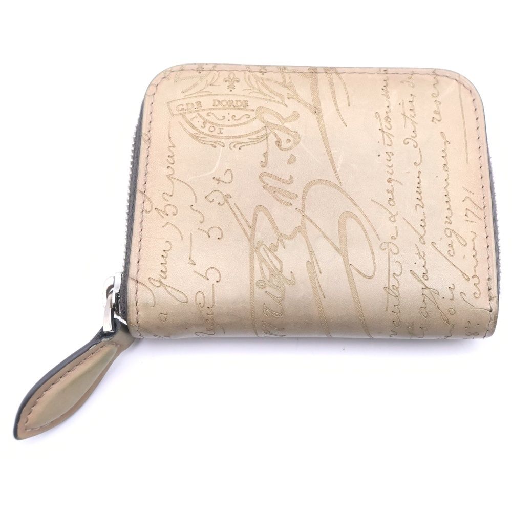 Berluti (ベルルッティ) カリグラフィ ワパ スクリットレザー ラウンド