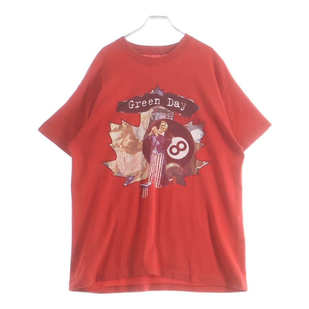 90sグリーンデイビンテージTシャツGreenDayブラックフェード古着レア 