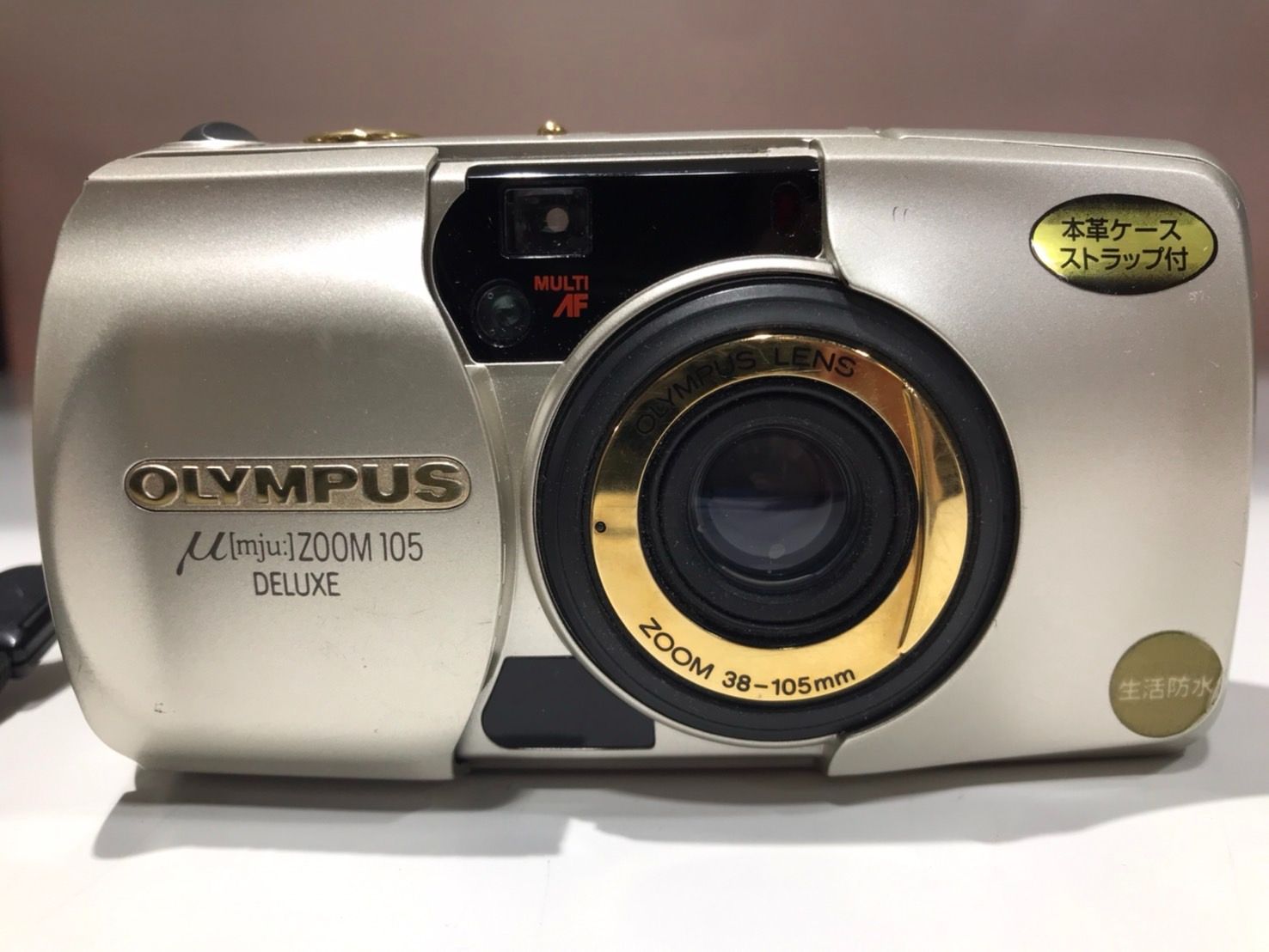 未チェックジャンク扱い OLYMPUS コンパクトフィルムカメラ μZOOM105DX