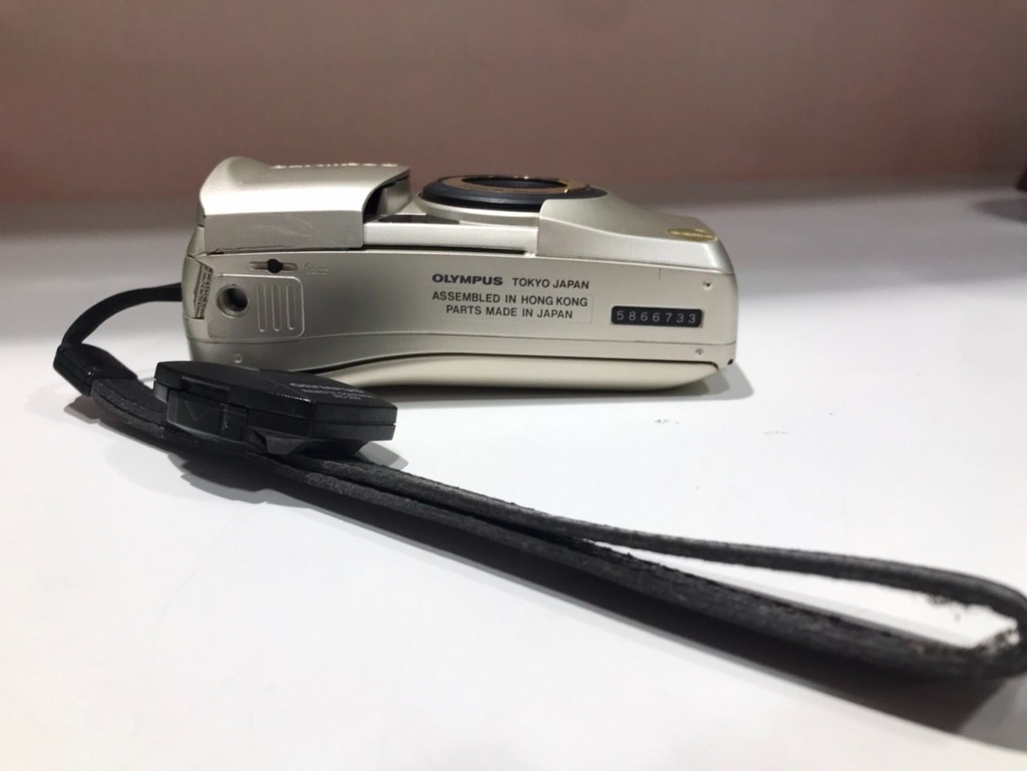 未チェックジャンク扱い OLYMPUS コンパクトフィルムカメラ μZOOM105DX