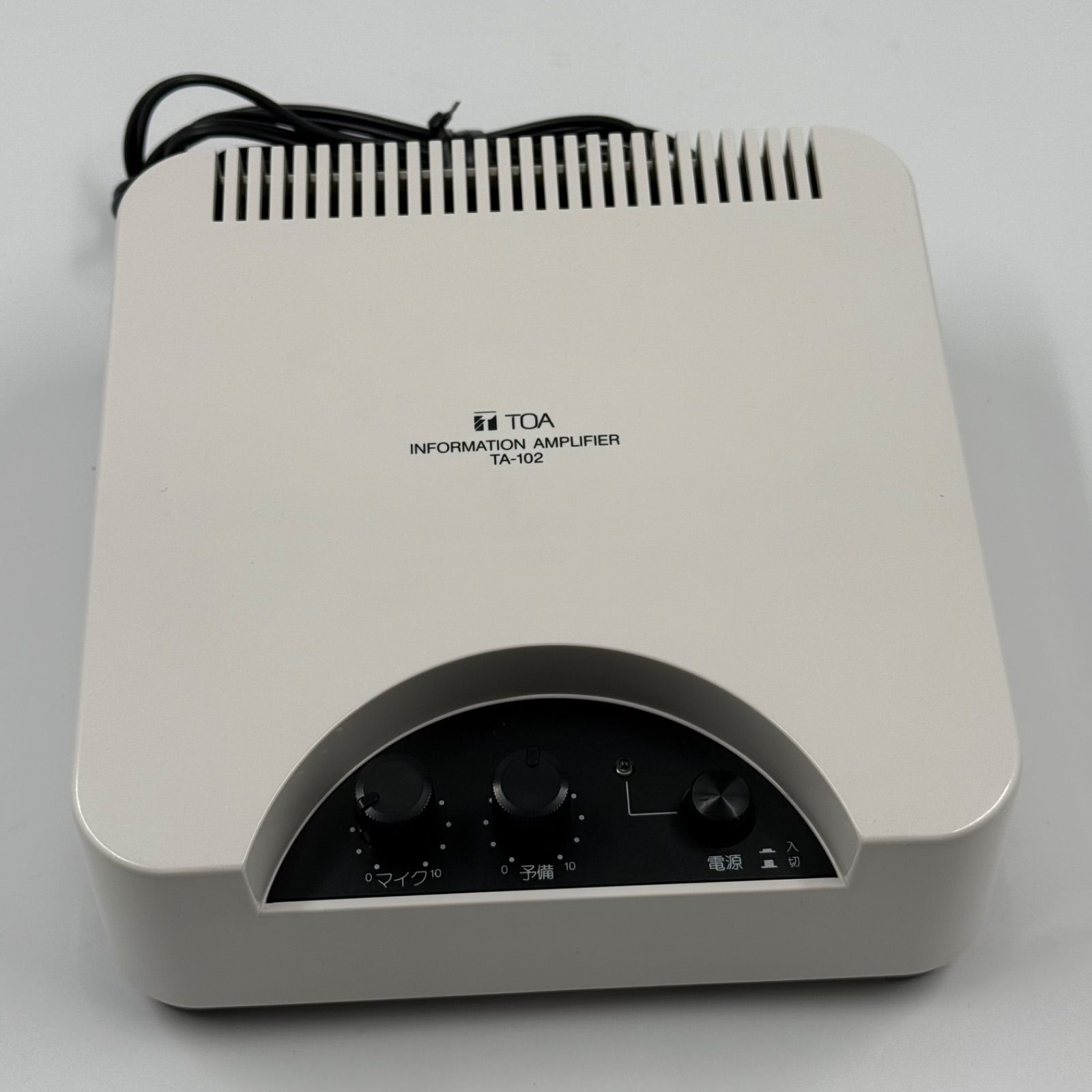 新品✨TOA 簡易型アンプ 10W TA-102 - メルカリ