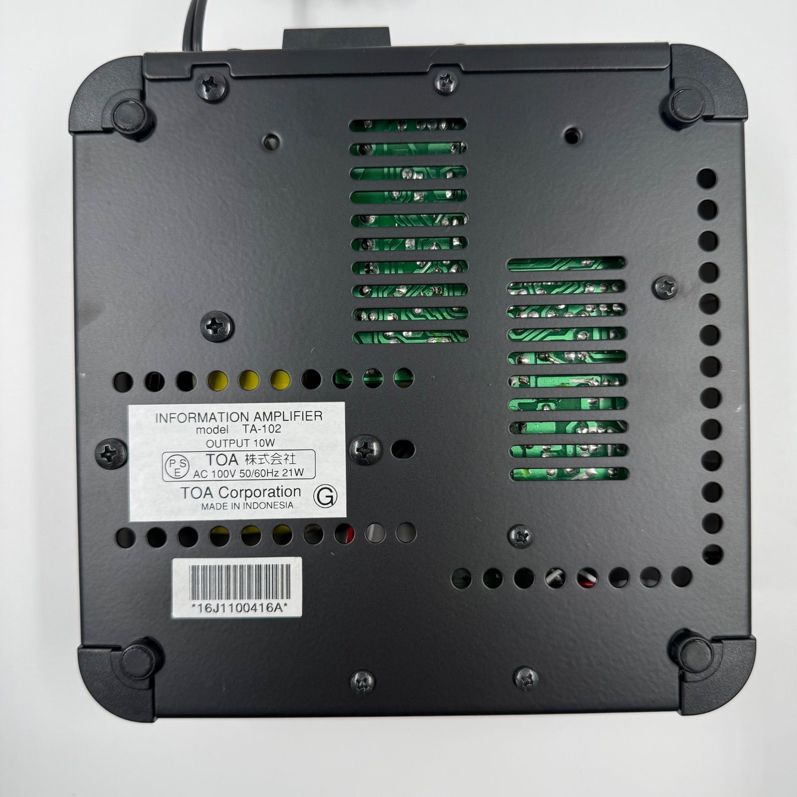 新品✨TOA 簡易型アンプ 10W TA-102 - メルカリ