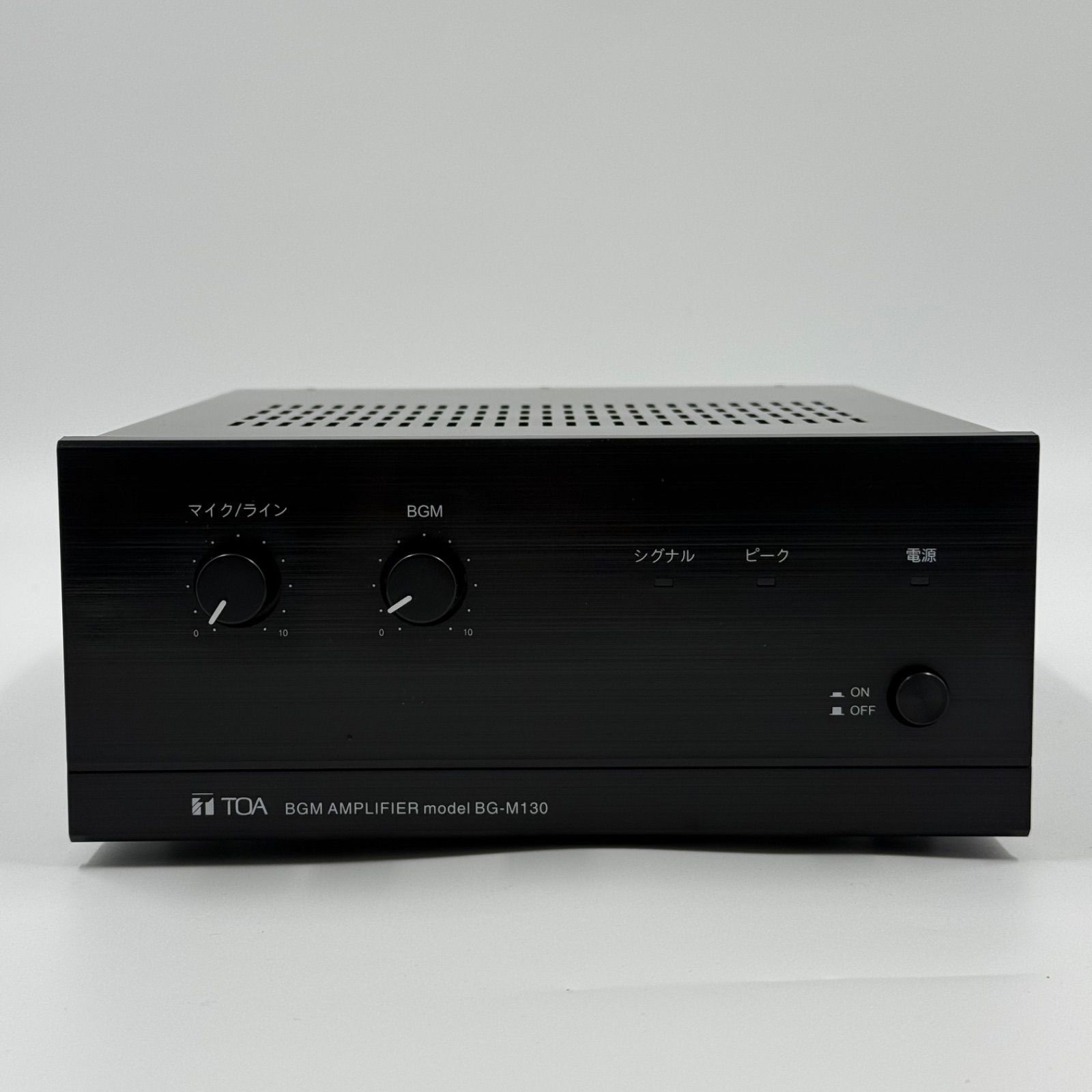 楽器、器材 TOA BGM AMPLIFIER BG-M130 パワーアンプ