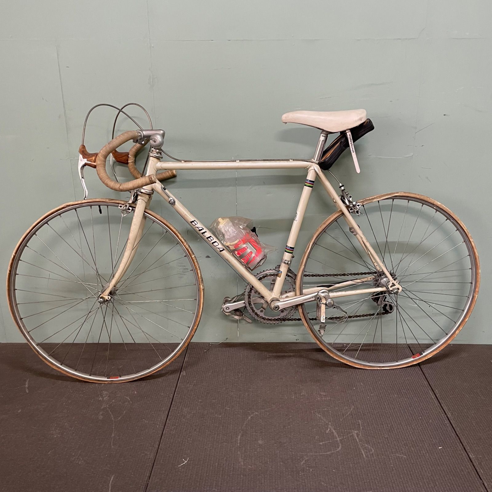 ♭ BALBOA ヴィンテージ自転車 ホワイト ロードバイク ドロップ 